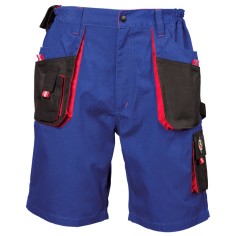 Работен къс панталон EMERTON ROYAL BLUE/BLACK/RED  