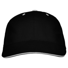 Шапка с козирка CAP PANEL BLACK/WHITE 