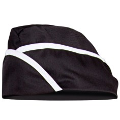 Готварска шапка PILOTKA BLACK/WHITE 