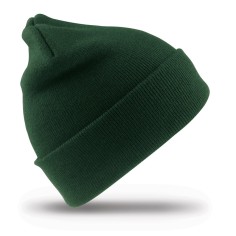 Плетена зимна шапка RESULT GREEN  