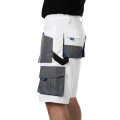 Работен къс панталон MAZALAT Workwear Shorts WHITE / BLUE - Бял/Син n.S