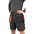 Работен къс панталон MAZALAT Workwear Shorts GREY / ORANGE - Сив/Оранжев n.XXXL