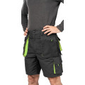 Работен къс панталон MAZALAT Workwear Shorts GREY / GREEN - Сив/Зелен n.XXXL