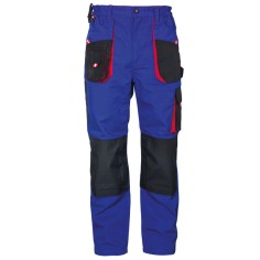 Работен панталон EMERTON ROYAL BLUE/BLACK/RED  