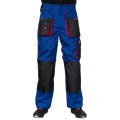 Работен панталон EMERTON ROYAL BLUE/BLACK/RED - Кралско син/Черен/Червен n.48