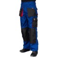 Работен панталон EMERTON ROYAL BLUE/BLACK/RED - Кралско син/Черен/Червен n.50