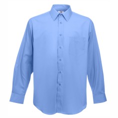 Мъжка риза с дълъг ръкав POPLIN BLUE  