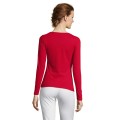 Дамска блуза с дълъг ръкав MAJESTIC RED - Червен n.2XL