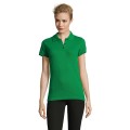 Дамска тениска с яка PERFECT WOMEN GREEN - Зелен n.XL
