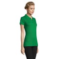 Дамска тениска с яка PERFECT WOMEN GREEN - Зелен n.XL
