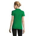 Дамска тениска с яка PERFECT WOMEN GREEN - Зелен n.L